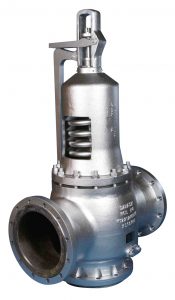 This is a spring operated safety valve